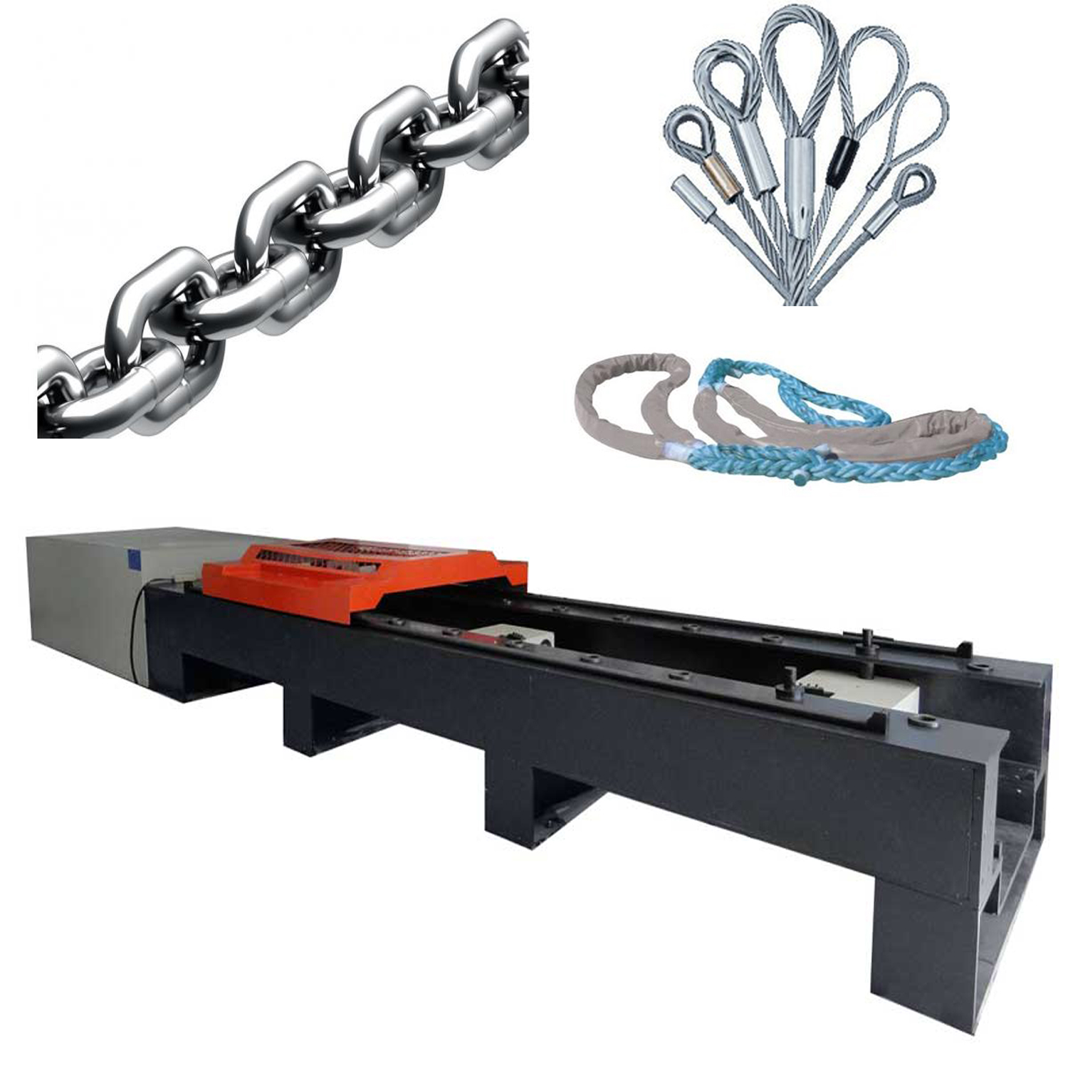 Máquina de teste horizontal