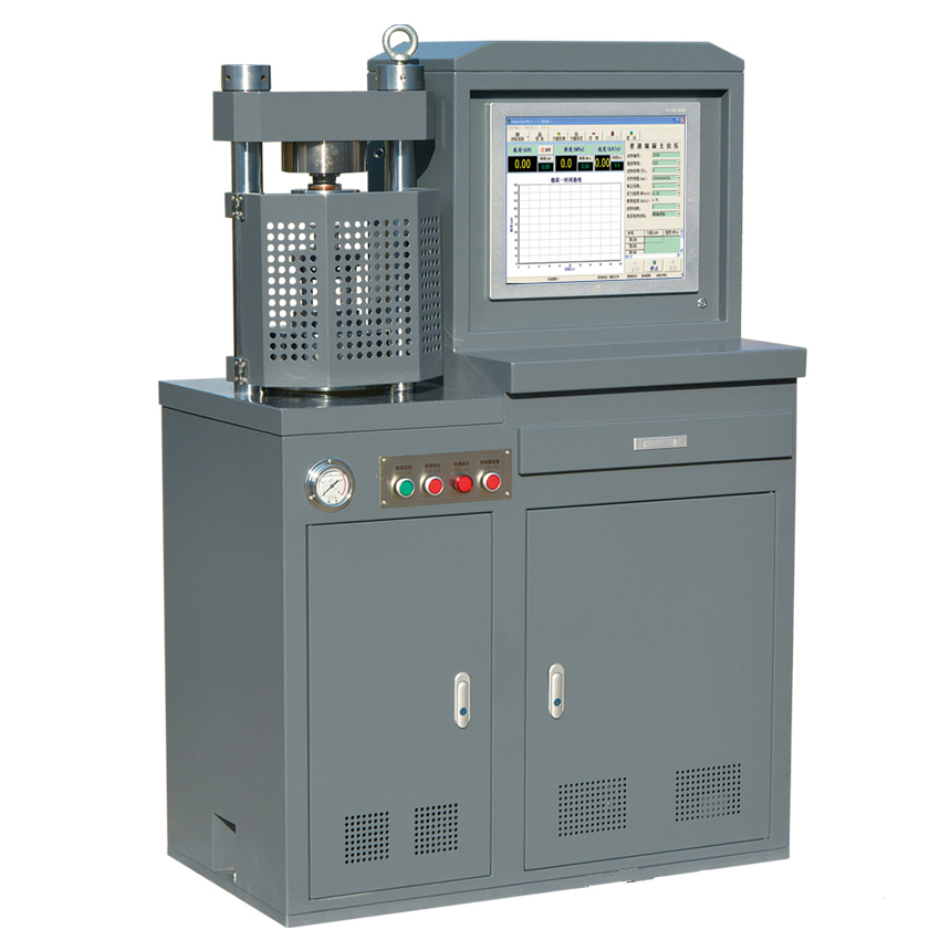 Compressão de concreto/cimento